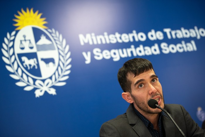 El director nacional de Empleo, Federico Araya. Foto: Gianni Schiaffarino (archivo, setiembre de 2025)