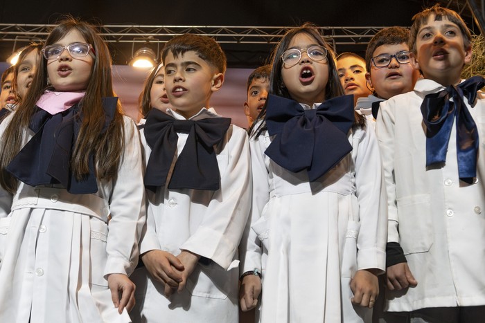 Escuela 17 de Vergara, el 7 de setiembre, en la Rural del Prado. · Foto: Martín Hernández Müller