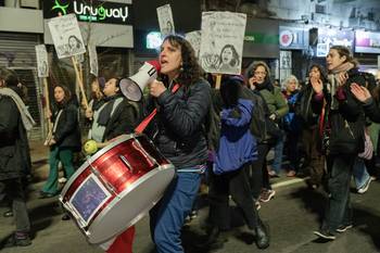 Alerta feminista, el 8 de setiembre en Montevideo. · Foto: Laura Sosa