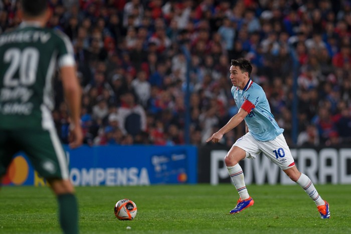 Mauricio Pereyra, de Nacional, durante los octavos de final de la Copa Uruguay, en el Gran Parque Central (archivo, setiembre de 2025). · Foto: Gianni Schiaffarino
