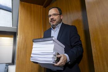 Felipe Schipani en el Parlamento (archivo, setiembre de 2025). · Foto: Rodrigo Viera Amaral