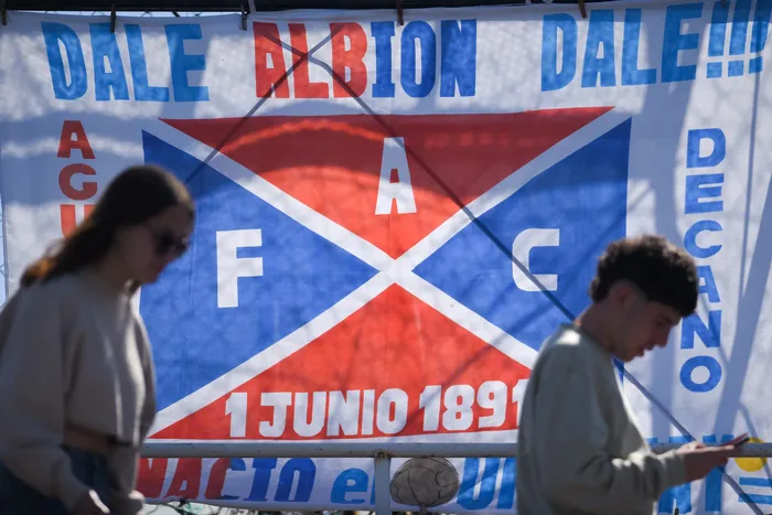 Hinchada de Albion (archivo, 2025). · Foto: Gianni Schiaffarino
