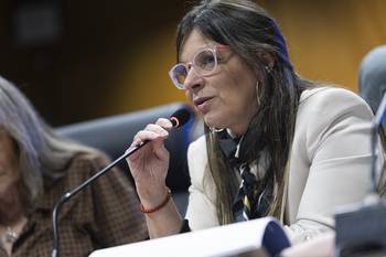 Claudia Romero en el Parlamento (archivo, setiembre de 2025). · Foto: Rodrigo Viera Amaral
