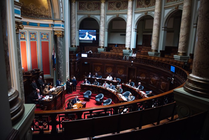 Cámara de Senadores, el 17 de setiembre. · Foto: Gianni Schiaffarino
