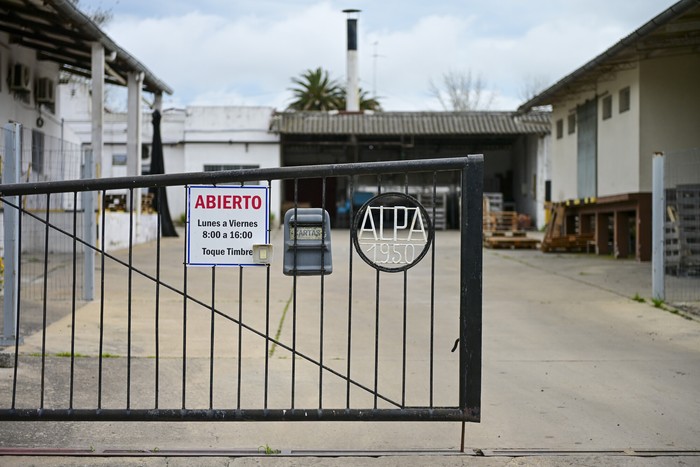 Planta industrial en Nueva Helvecia, el 18 de setiembre, en Colonia. · Foto: Ignacio Dotti