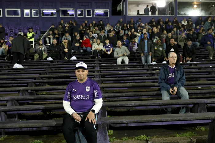 Hinchas de Defensor Sporting en el estadio Luis Franzini (archivo). · Foto: Rodrigo Viera Amaral