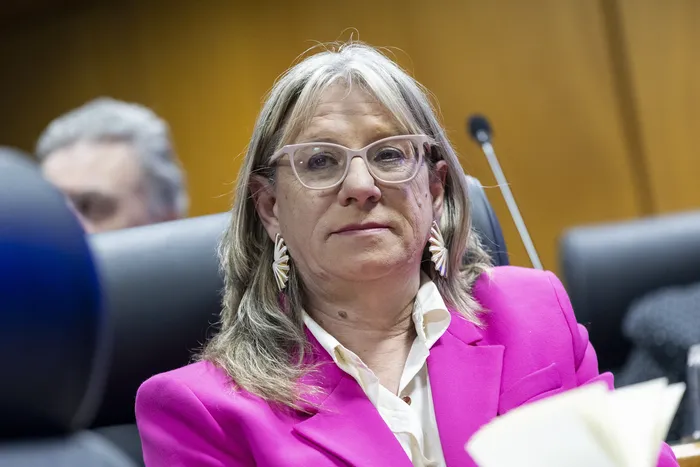 Collette Spinetti, en el Parlamento (archivo, 2025). · Foto: Rodrigo Viera Amaral