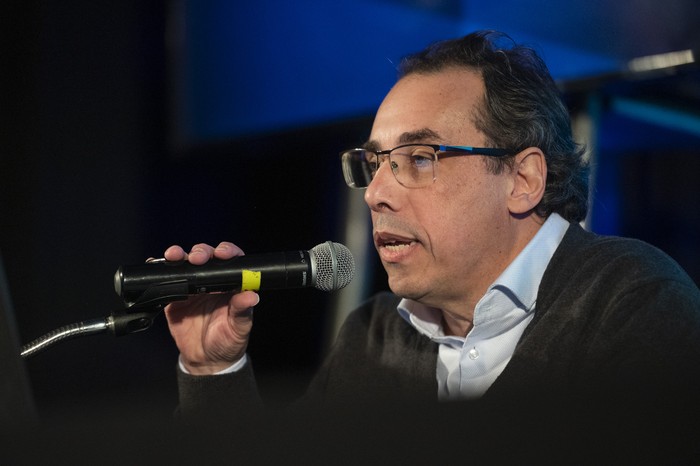 Pablo Menoni, el 25 de setiembre, en el Radisson Victoria Plaza. · Foto: Gianni Schiaffarino