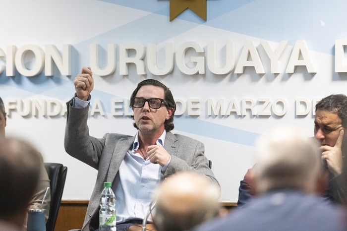 Ignacio Alonso, en la AUF (archivo, setiembre de 2025) · Foto: Alessandro Maradei