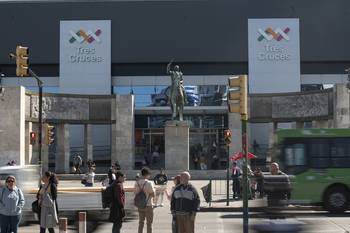 Shopping de Tres Cruces, el viernes 26 de setiembre. · Foto: Alessandro Maradei