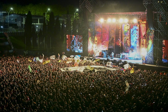 La Renga en Colonia del Sacramento. · Foto: Ignacio Dotti