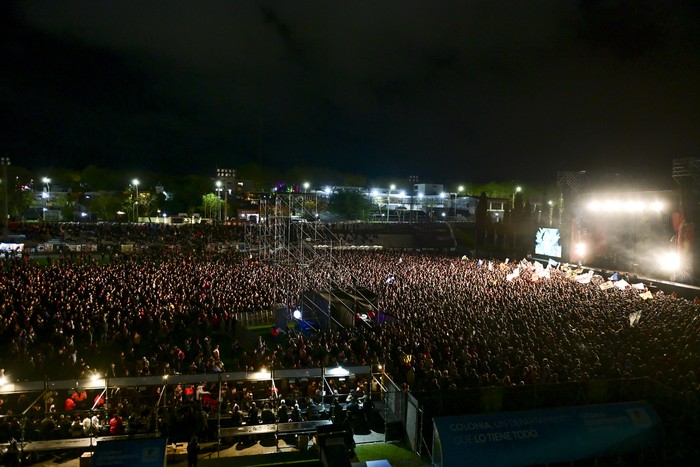La Renga, el 27 de setiembre, en Colonia del Sacramento. · Foto: Ignacio Dotti
