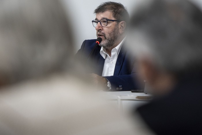 Fernando Pereira, en la Huella de Seregni. · Foto: Diego Vila