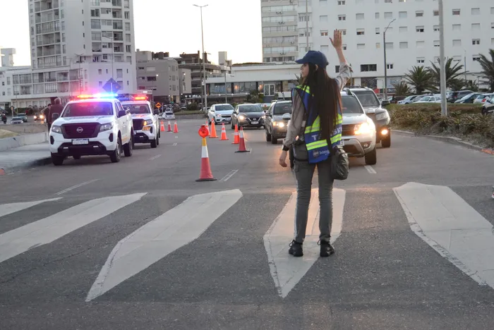 Policia Caminera en Maldonado ( archivo 2025) · Foto: Virginia Martínez  Díaz