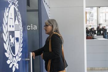 Lucía Etcheverry en la Torre Ejecutiva. · Foto: Alessandro Maradei