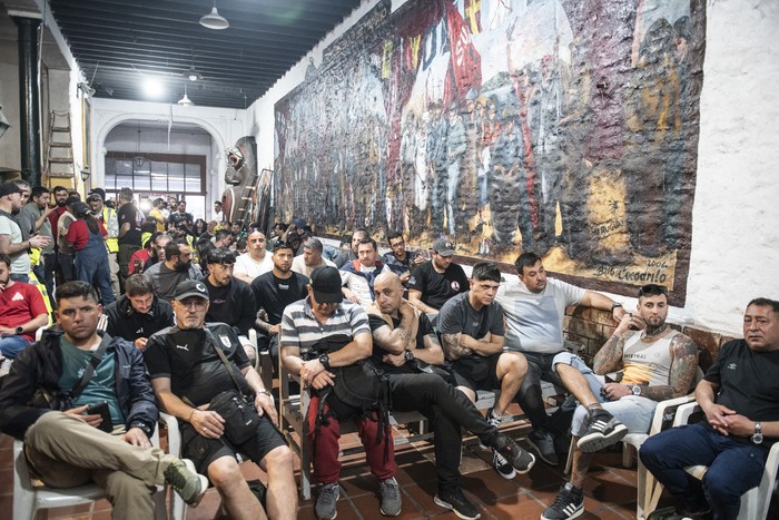 Asamblea del sindicato portuario. (archivo, octubre de 2025) · Foto: Diego Vila