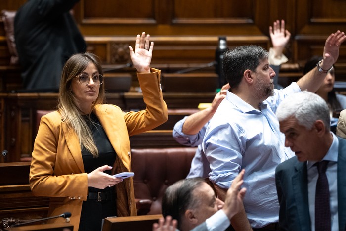 Cámara de Diputados, el 9 de octubre, durante la votación del presupuesto. · Foto: Gianni Schiaffarino