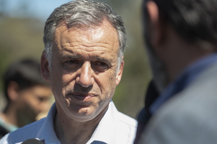 El presidente Yamandú Orsi en la Colonia Berro. · Foto: Alessandro Maradei