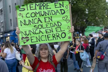 Movilización por la salud mental (archivo, octubre de 2025). · Foto: Rodrigo Viera Amaral
