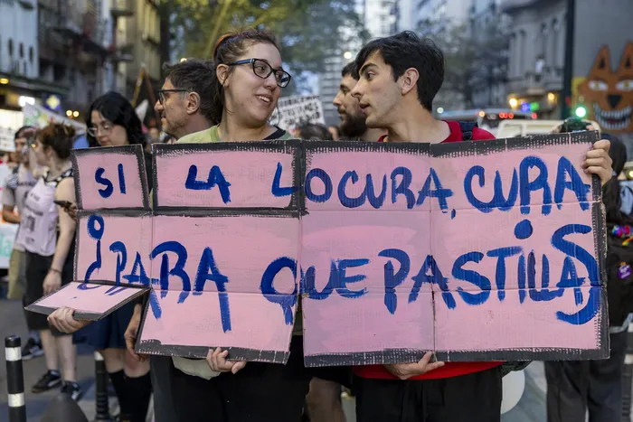 Movilización por la salud mental (archivo, octubre de 2025). · Foto: Rodrigo Viera Amaral
