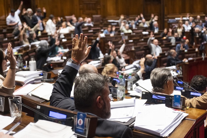 Cámara de Diputados, el 12 de octubre. · Foto: Alessandro Maradei