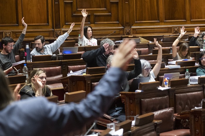 Durante una votación del presupuesto en la Cámara de Representantes (archivo, octubre de 2025). · Foto: Alessandro Maradei