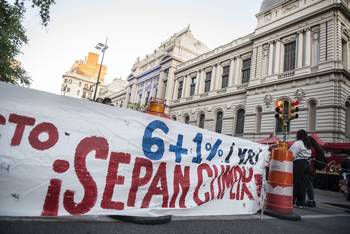 Movilización de la educación, el 14 de octubre. · Foto: Diego Vila