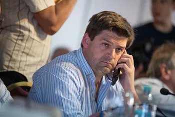 Felipe Algorta durante la 5ª sesión plenaria del Congreso de Intendentes (archivo, octubre de 2025). · Foto: Gianni Schiaffarino