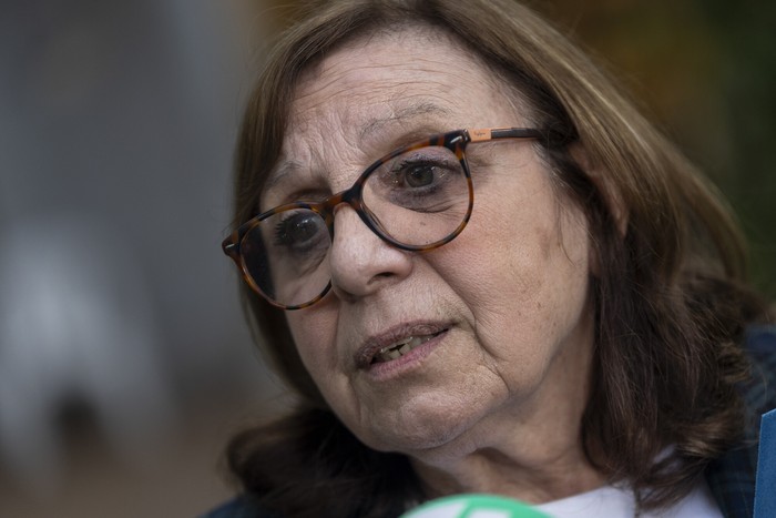 Ana Olivera, el 21 de octubre, en La Huella de Seregni. · Foto: Rodrigo Viera Amaral