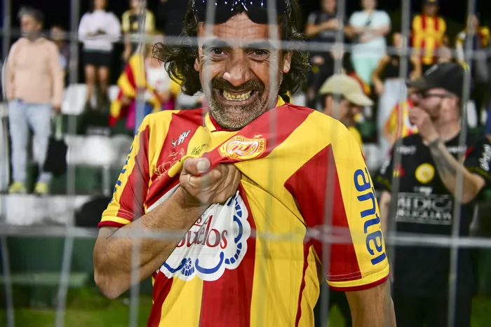 Hincha de Progreso (archivo, octubre de 2025). · Foto: Ignacio Dotti