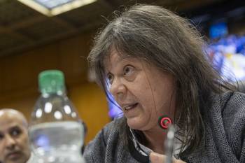 Mónica Ferrero (archivo, octubre de 2025). · Foto: Rodrigo Viera Amaral