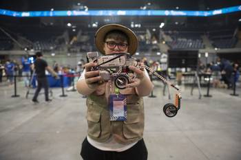 Olimpíada de Robótica. · Foto: Gianni Schiaffarino