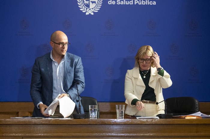 Álvaro Danza y Cristina Lustemberg, el 6 de noviembre. · Foto: Alessandro Maradei