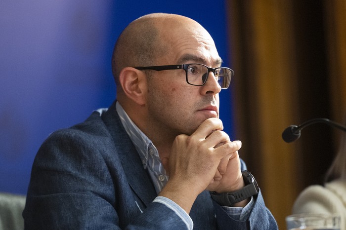 Álvaro Danza, el 6 de noviembre, en el Ministerio de Salud Pública. Foto: Alessandro Maradei · Foto: Alessandro Maradei