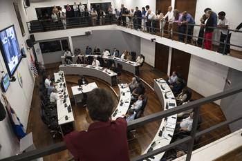 Junta Departamental de Canelones. (archivo, noviembre de 2025) · Foto: Gianni Schiaffarino