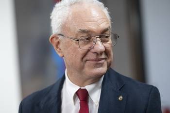 Mario Lubetkin, el 13 de noviembre, en el Parlamento. · Foto: Alessandro Maradei