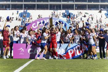 Nacional campeón, el 15 de noviembre, en el Gran Parque Central. · Foto: Rodrigo Viera Amaral