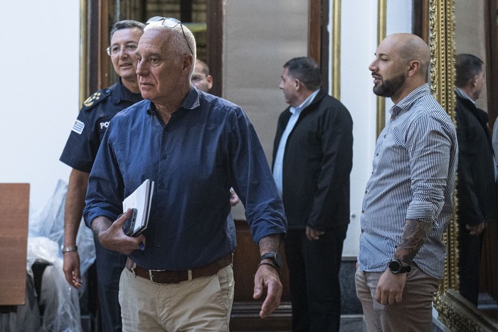 Carlos Negro, el 17 de noviembre, en la sede del Ministerio del Interior. · Foto: Alessandro Maradei