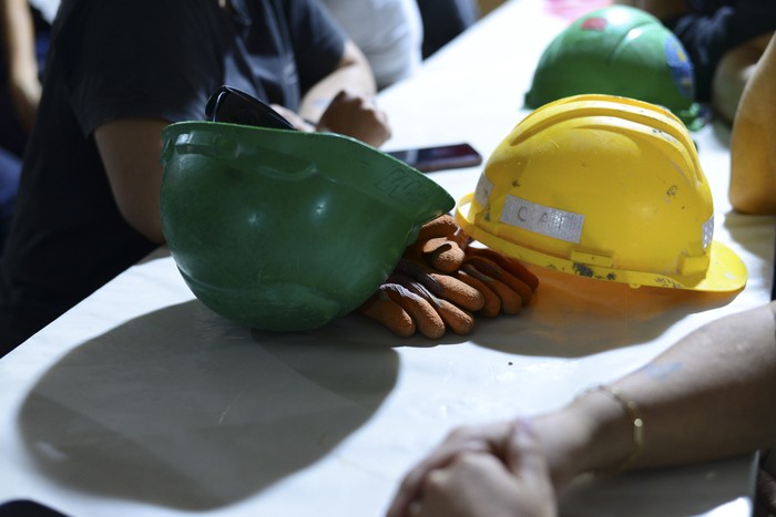 Trabajadoras del proyecto Cipriani en el ex Hotel San Rafael. (archivo, noviembre 2025) · Foto: Natalia Ayala