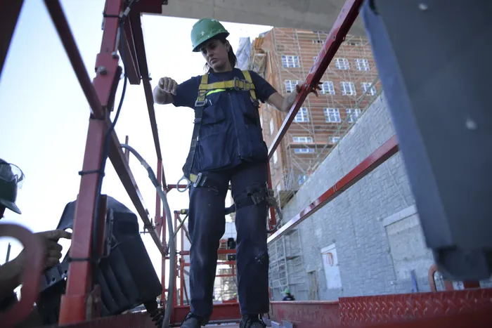 Trabajadoras del proyecto Cipriani en el ex Hotel San Rafael (archivo, noviembre de 2025). · Foto: Virginia Martínez  Díaz