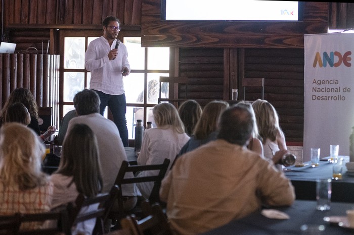 Juan Ignacio Dorrego, el 24 de noviembre, en la Granja San Francisco. · Foto: Alessandro Maradei