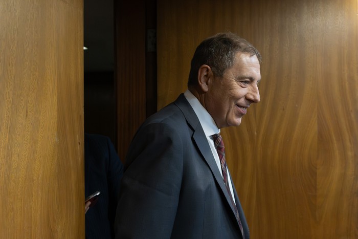 Gabriel Oddone, el 30 de setiembre, en el Parlamento. · Foto: Martín Hernández Müller