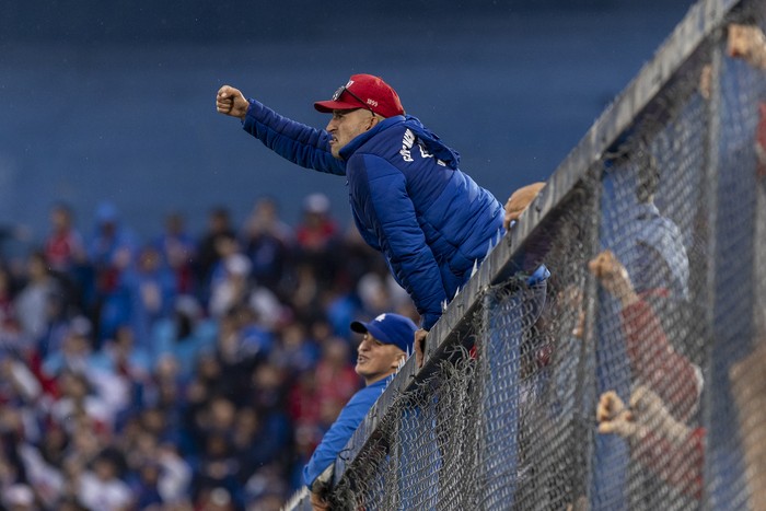 Hinchada de Nacional, el 11 de noviembre, en el Gran Parque Central. Foto: Rodrigo Viera Amaral / la diaria