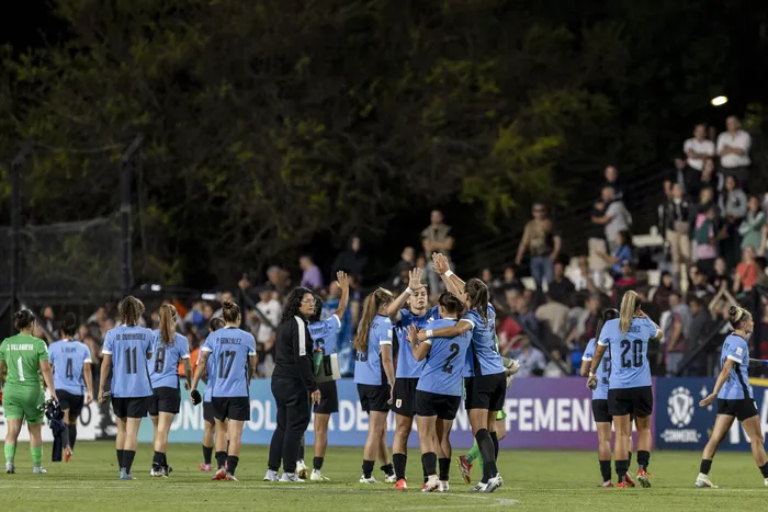 Selección uruguaya femenina, en el Parque Viera (archivo, diciembre de 2025). · Foto: Rodrigo Viera Amaral