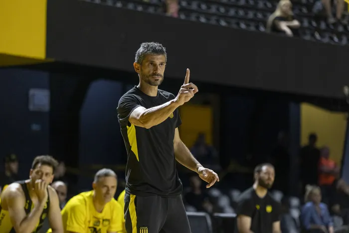 Leandro García Morales en el Palacio Peñarol (archivo, diciembre de 2025). · Foto: Rodrigo Viera Amaral