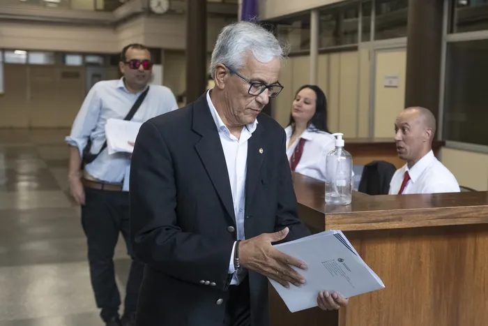 Juan Castillo en el Ministerio de Trabajo y Seguridad Social. Foto: Gianni Schiaffarino (archivo, diciembre de 2025)