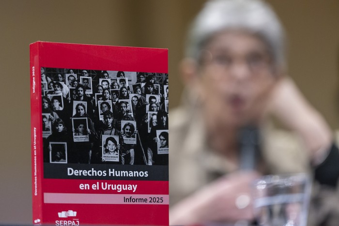 Presentación del informe sobre Derechos Humanos en Uruguay, de Serpaj, el 9 de noviembre, en el Teatro Solís. · Foto: Rodrigo Viera Amaral