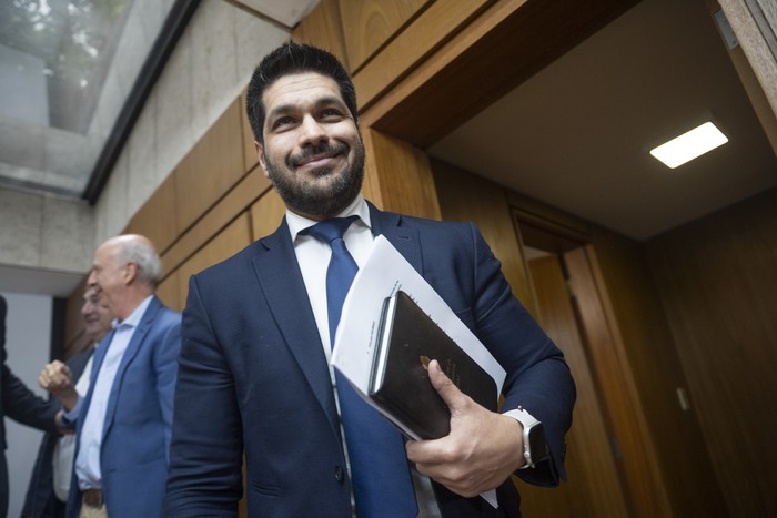 Andrés Ojeda en el Parlamento, el 11 de diciembre. · Foto: Gianni Schiaffarino