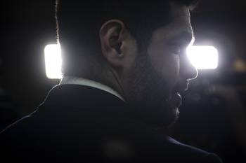 Andrés Ojeda en el Parlamento (archivo, diciembre de 2025). · Foto: Gianni Schiaffarino