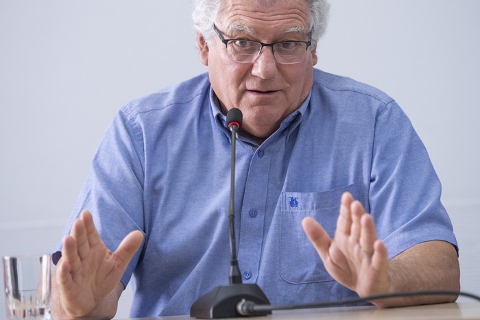 Julián Mazzoni, el 17 de diciembre. · Foto: Gianni Schiaffarino